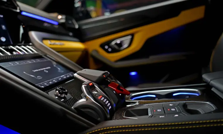 Lamborghini Urus S with yellow interior for sale in Dubai