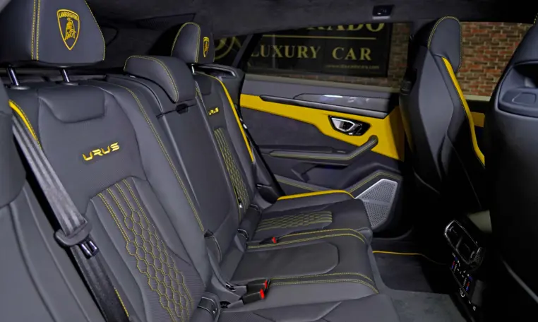 Lamborghini Urus S with yellow interior for sale in Dubai