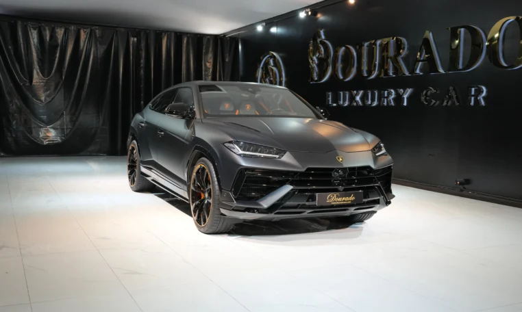 Lamborghini Urus S orange luxury car for sale at Dubai