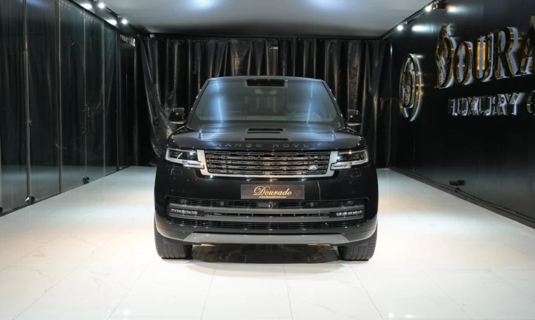 Range Rover Autobiography P530 Black and red FOR sale in Dubai