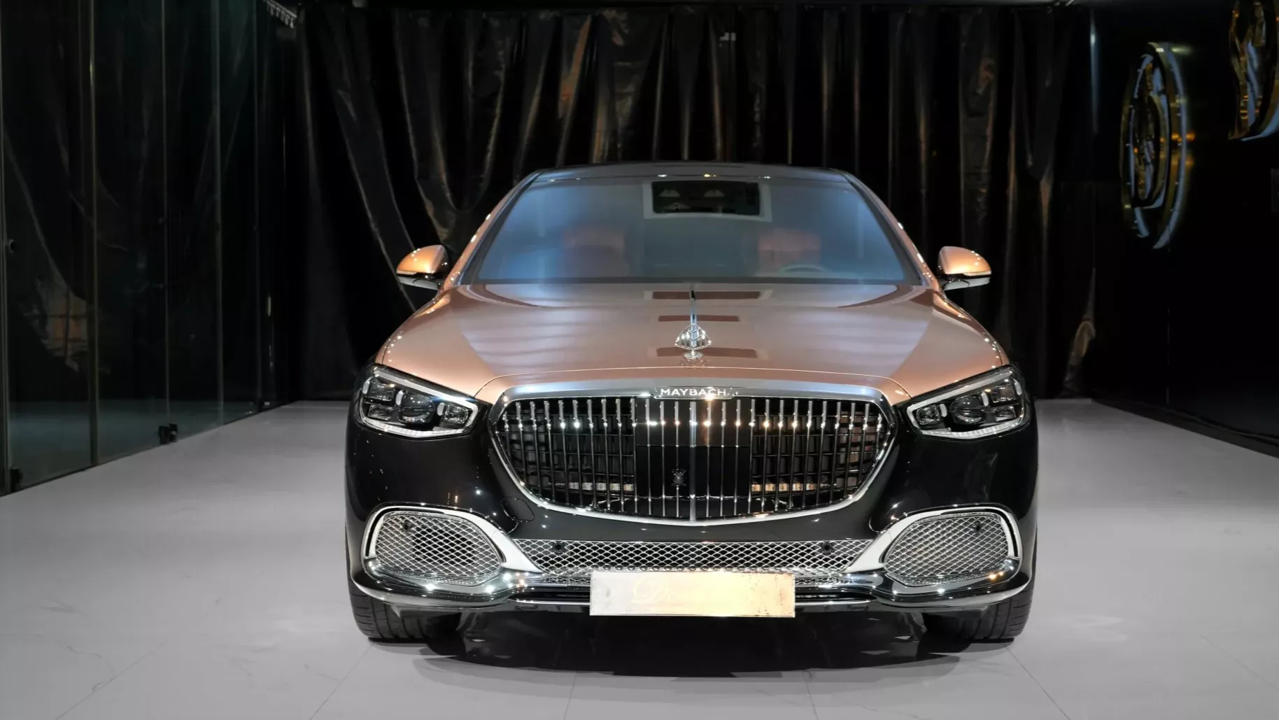Mercedes Maybach S 580 4 Matic Long brown for sale in dubai