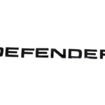 Land Rover Defender Black Hood + Tail badge Letters for sale in dubai 03