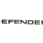 Land Rover Defender Green Hood + Tail badge Letters for sale in dubai 01