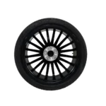 Mercedes Benz S Class 21 inch Pirelli Tyres Set Black & Chrome OEM A2234011700 for sale in dubai 06