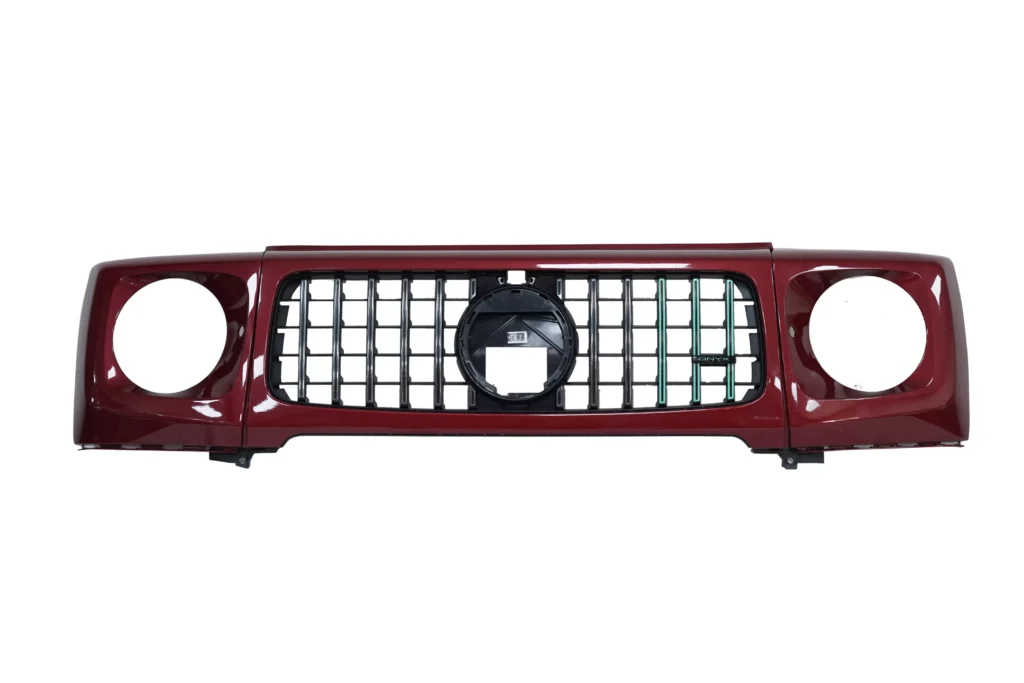 Mercedes-Benz G-63 Front Grille And Headlight Covers Red for sale in dubai 01