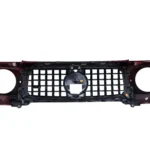 Mercedes-Benz G-63 Front Grille And Headlight Covers Red for sale in dubai 02