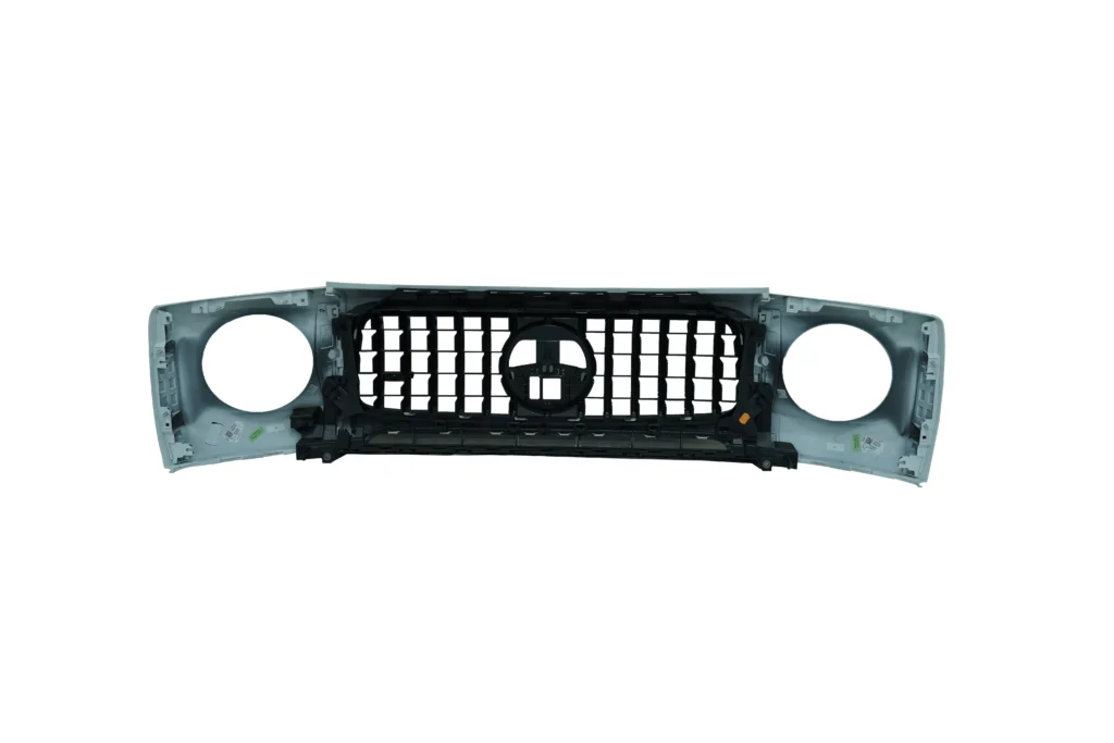 Mercedes Benz G63 2025 Front Grille And Headlight Covers and bracket opalite white bright for sale in Dubai 02
