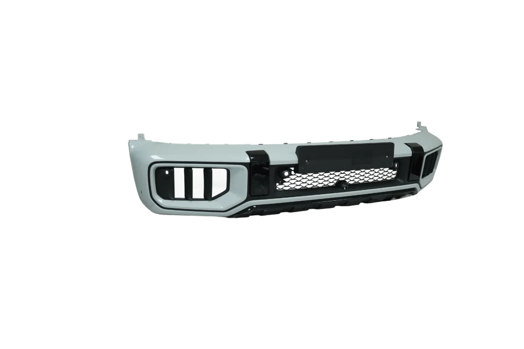 Mercedes Benz G63 2025 Front Lower bumper opalite white bright OEM A4658854300 for sale in Dubai 04