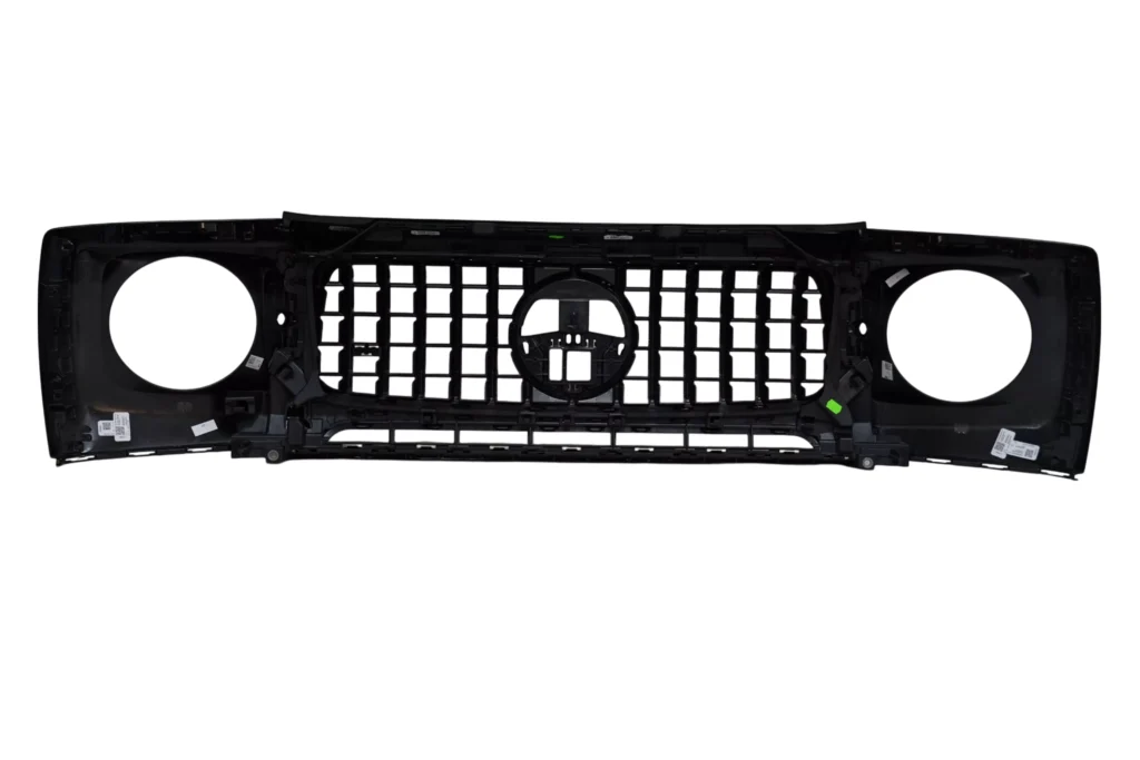 Mercedes G63 2025 Front Grille Headlight Covers Bracket Black Gloss OEM for sale in dubai02