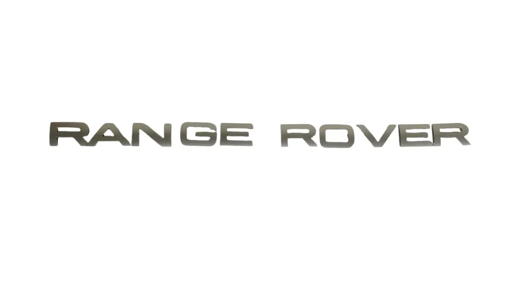 Land Rover Range Rover Vogue Front Hood Silver Badge Letters for sale in Dubai